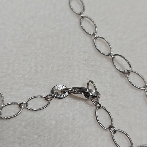 Sterling Silver & Citrine Necklace - Picture 3 of 6